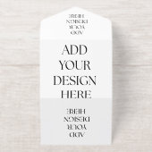 All in One Invitation オールインワン招待状 (外側)