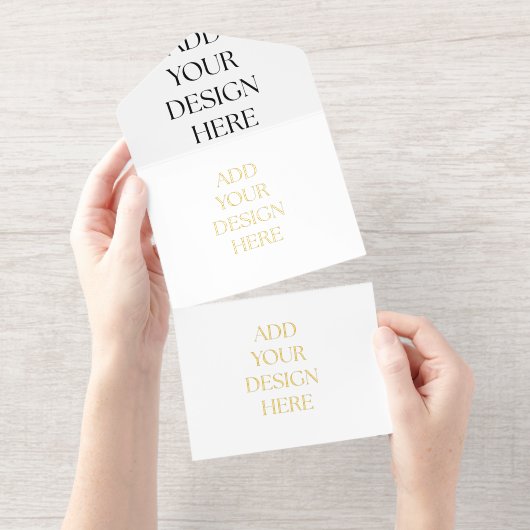 All in One Invitation オールインワン招待状 (切り取り部)