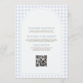 All in One Little Cowboy Boy Baby Shower  招待状 (裏面)