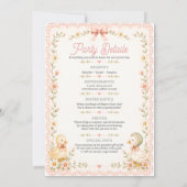 All-in-One Little Duckling Baby Shower Invitation 招待状 (裏面)
