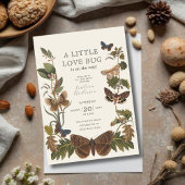 All In One Little Love Bug Baby Shower招待状 招待状