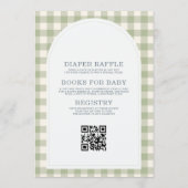 All in One Locally Grown Baby Shower 招待状 (裏面)