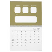 All-in-One Monthly Planner Calendar  カレンダー (3月 2027)