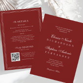 All in One Old Money Wedding 招待状