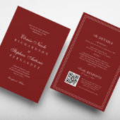 All in One Old Money Wedding 招待状