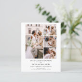 All In One QR Code Minimalist Photo 結婚 White (スタンド正面)