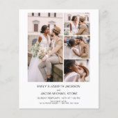 All In One QR Code Minimalist Photo 結婚 White (正面)