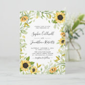 All In One Sunflowers and 結婚 Folis 招待状 (スタンド正面)