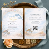 All in One Under the Sea Baby Shower 招待状