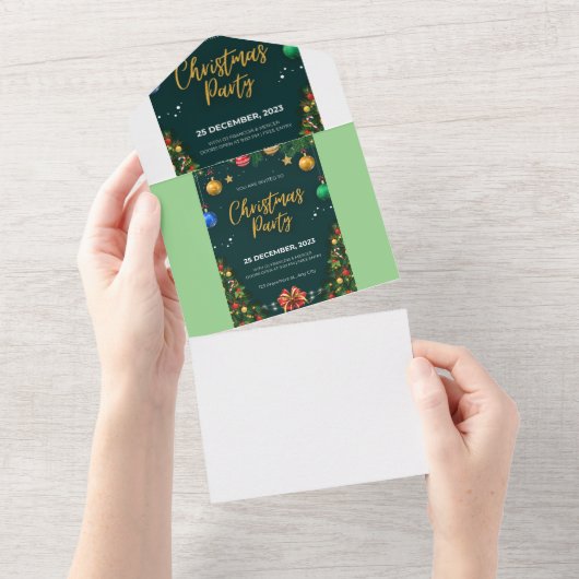 All in One Wedding Invite 2023, オールインワン招待状 (貼ってはがせる)