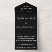 All-In-One Wedding Invite | Smith Bachelorette オールインワン招待状 (内側)