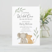 All in One Wild One Baby Shower 招待状 (スタンド正面)