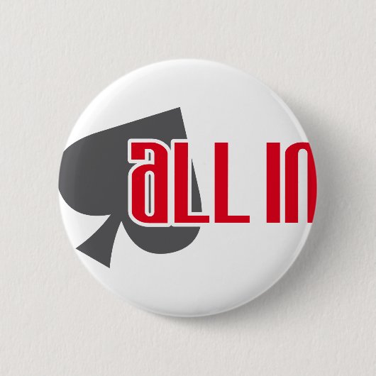 All In Pik Spades 缶バッジ (正面)