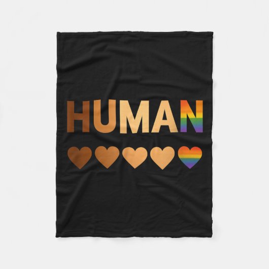 All-inclusive Hearts For Blm Racial Justice &amp;  フリースブランケット (正面)