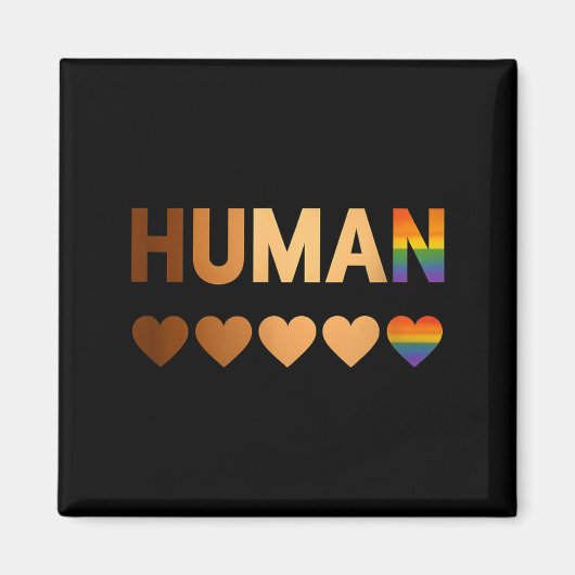 All-inclusive Hearts For Blm Racial Justice & マグネット (正面)