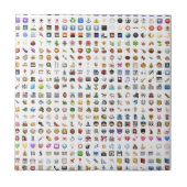 All iPhone / iOS emojis タイル (正面)