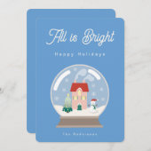 All is bright サンキューカード (正面/裏面)