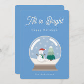 All is bright シーズンカード (正面/裏面)