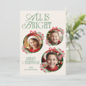 All is Bright Cute Baubles Photo シーズンカード (スタンド正面)