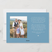 All Is Bright Denim Blue Multi Photo Holiday Card シーズンカード (裏面)