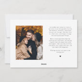 All Is Bright Scriptタイポグラフィフォトホリデーカード シーズンカード (裏面)