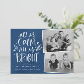 All is Calm All is Bright Blue 2写真 シーズンカード (スタンド正面)