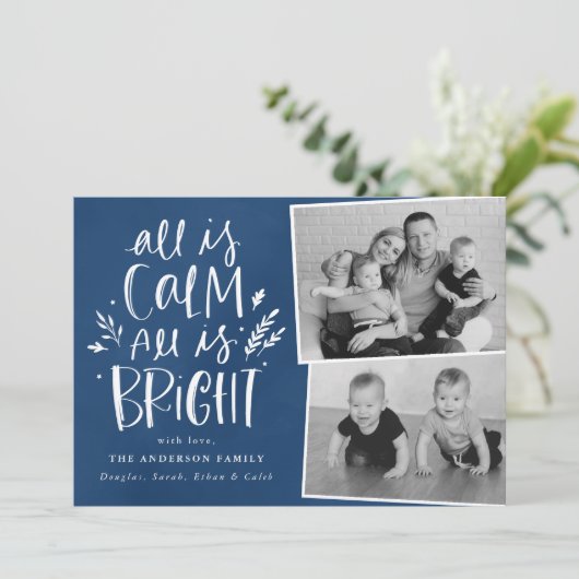 All is Calm All is Bright Blue 2写真 シーズンカード (スタンド正面)