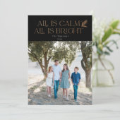 All is Calm All is Bright Christmas Photo Black (スタンド正面)