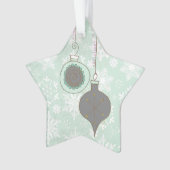 All is Calm All is Bright Deer Acrylicオーナメント オーナメント (正面)