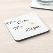 All is Calm All is Bright on a コースター (左側)