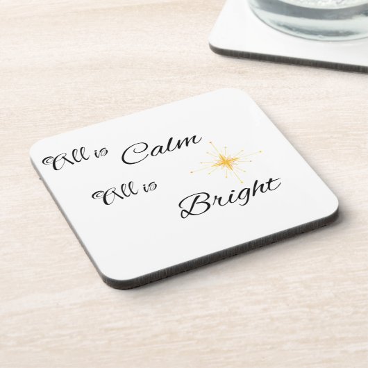 All is Calm All is Bright on a コースター (左側)