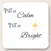 All is Calm All is Bright on a コースター (正面)