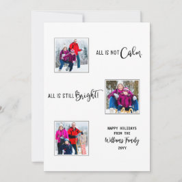 All is Calm All is Still Bright おもしろい 5写真 シーズンカード