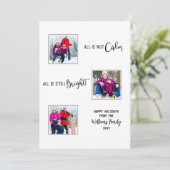 All is Calm All is Still Bright おもしろい 5写真 シーズンカード (スタンド正面)