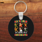 All Is Calm Just Kidding This Is Kindergarten Chri キーホルダー (正面)