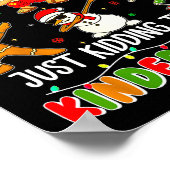 All Is Calm Just Kidding This Is Kindergarten Chri ポスター (角)