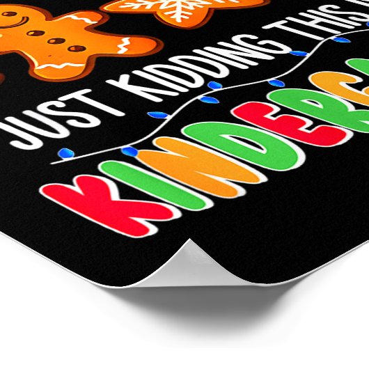 All Is Calm Just Kidding This Is Kindergarten Chri ポスター (角)