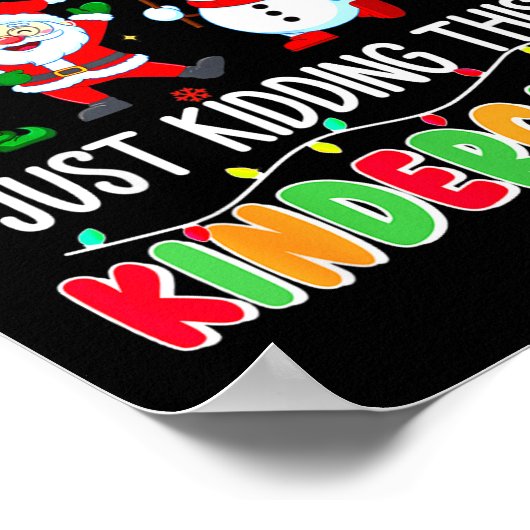 All Is Calm Just Kidding This Is Kindergarten Chri ポスター (角)