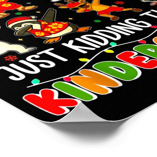 All Is Calm Just Kidding This Is Kindergarten Chri ポスター (角)