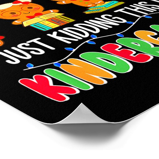 All Is Calm Just Kidding This Is Kindergarten Chri ポスター (角)