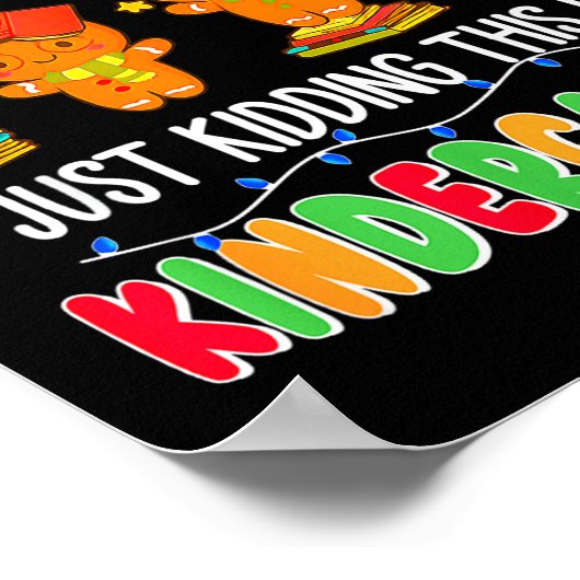 All Is Calm Just Kidding This Is Kindergarten Chri ポスター (角)