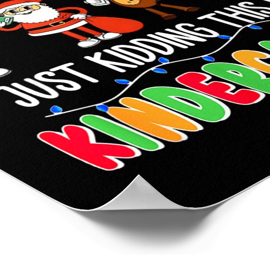 All Is Calm Just Kidding This Is Kindergarten Chri ポスター (角)