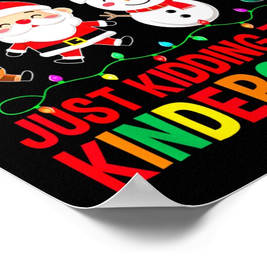 All Is Calm Just Kidding This Is Kindergarten Chri ポスター (角)