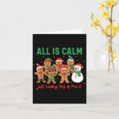 All Is Calm Just Kidding This Is Pre-k Preschool T カード (黄色い花)
