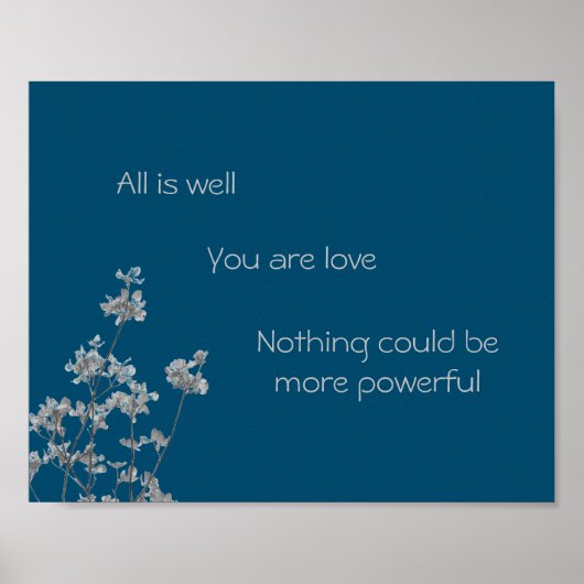 All is Wellポスター(青) ポスター (正面)