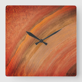 All Joy Art大切による時計の「時間」 スクエア壁時計