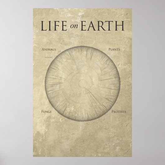 All Life on Earthは、巨大なポスターに描かれている ポスター (正面)