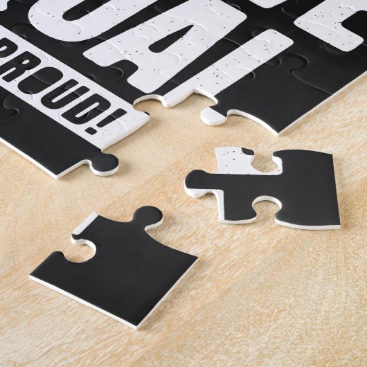 All Love Is Equal Pride LGBT Equal Rights Rainbow ジグソーパズル (側面)