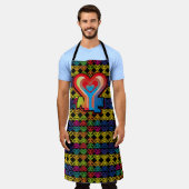 ALL LOVES  BY MASANSER エプロン (着用した状態)