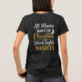 All Mama Wants Silent Nights Shirt Tシャツ (裏面)